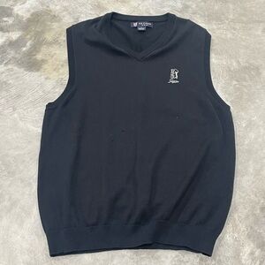 Oxford Golf mens 100% cotton sweater vest golf preppy